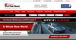 Desktop Screenshot of ferraripalmbeach.com